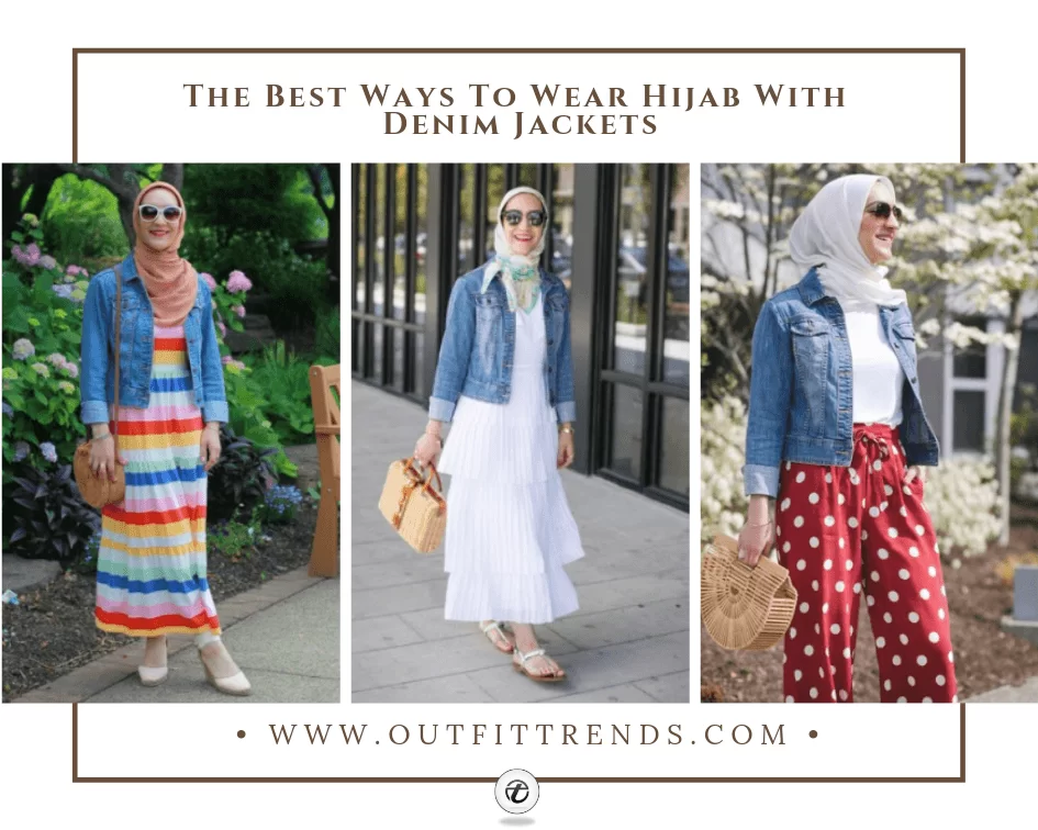 20 Ways To Wear Hijab With Denim Jackets For A Chic Look