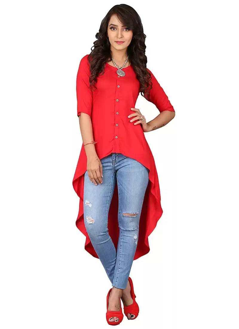 tale kurti top with jeans