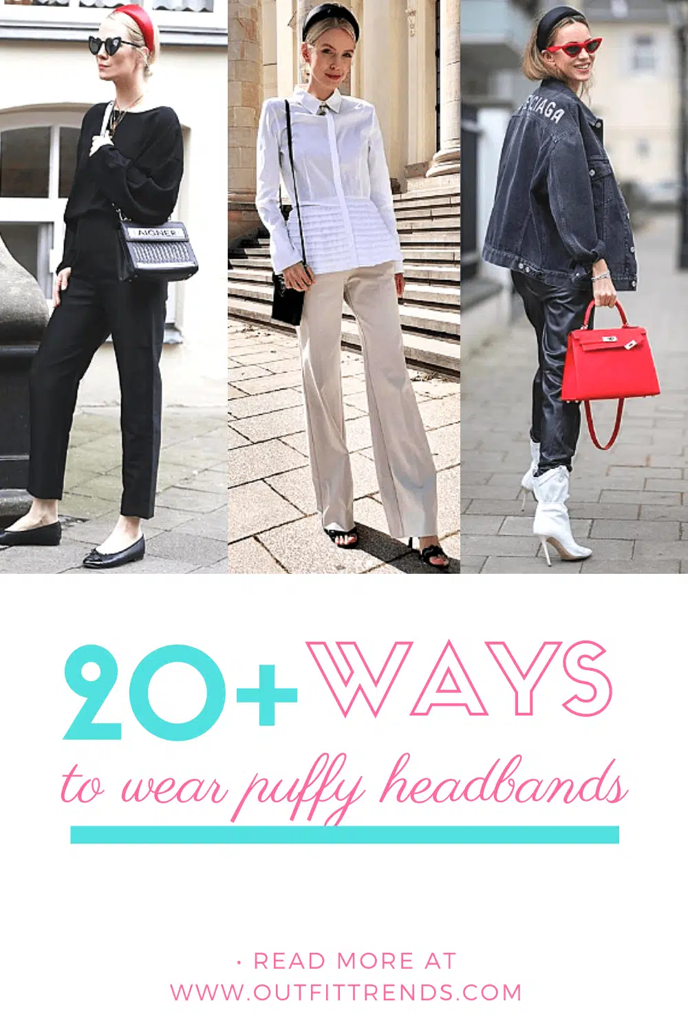 how to wear puffy headband