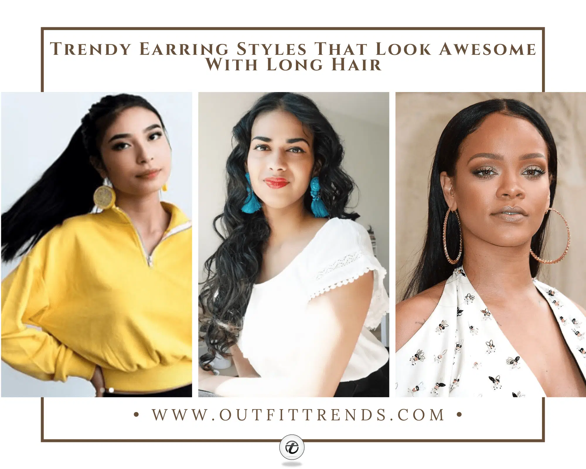 25 Best Earrings to Wear With Long Hair