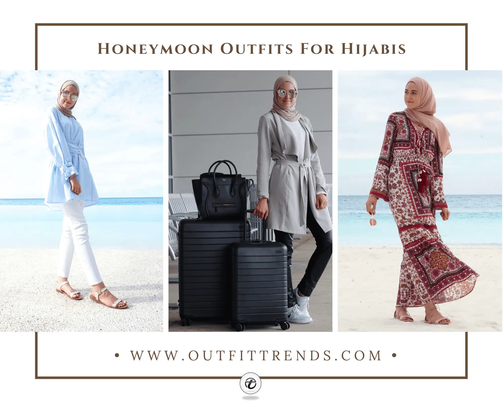 19 Modest Hijab Outfits for Honeymoon for Muslim Couples