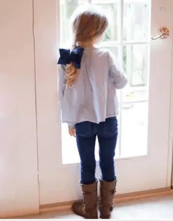 Embroidered Shirt and Riding Boots