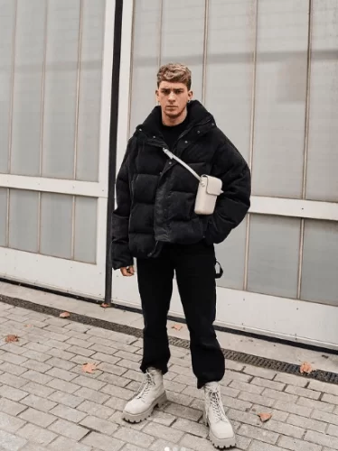 puffer jacket outfits for men