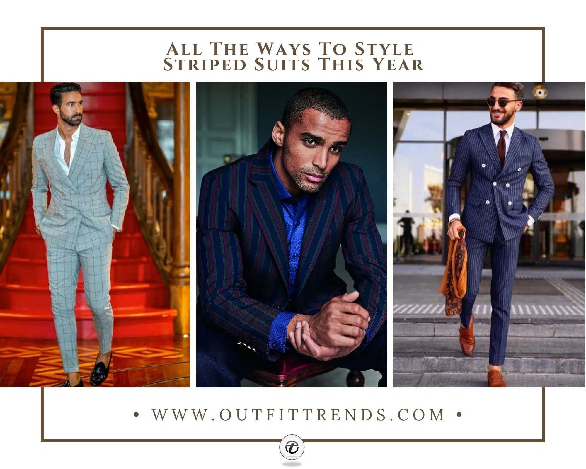 20 Best Striped Suits Outfit Ideas for Men all Seasons