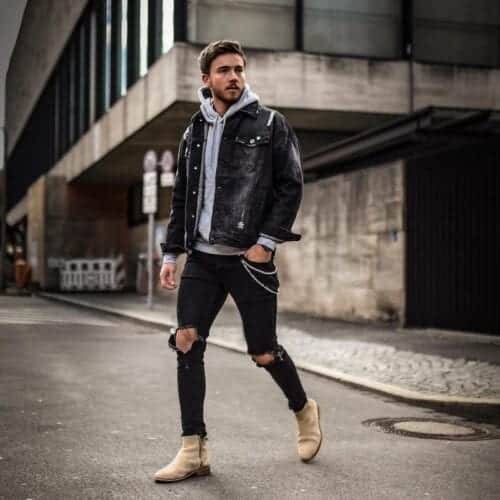 Black Denim Jacket Outfits For Men - 24 Ways To Wear Denim