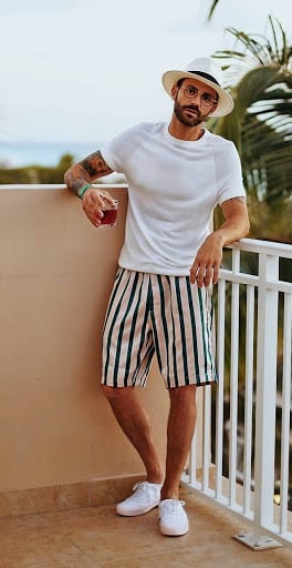 bermuda shorts outfits for men