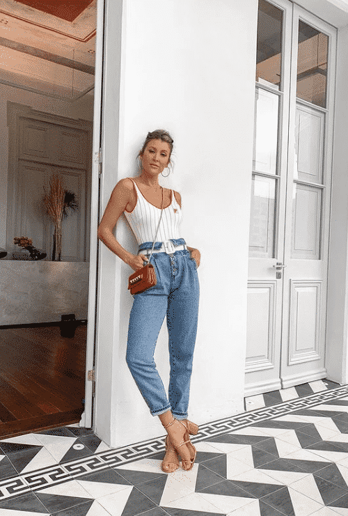 Women Pleated Jeans Outfits - 15 Ways to Wear Pleated Jeans