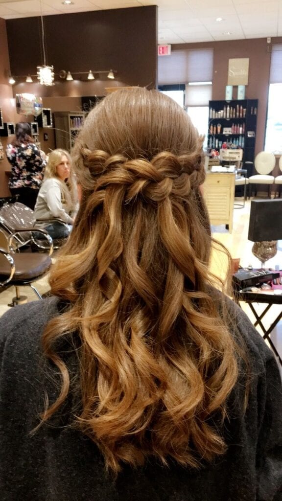 Braided Crown for Prom