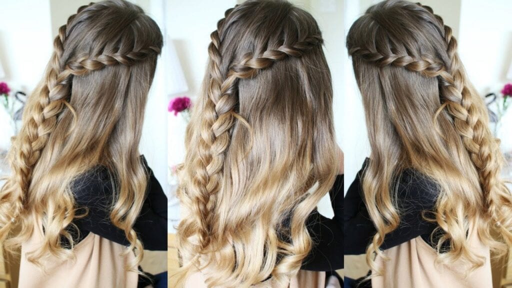 Braided Half Up Hair