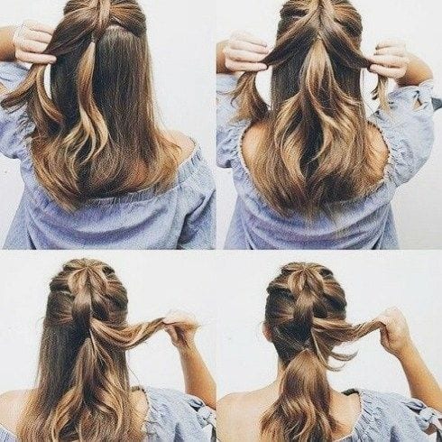 Easy Step by Step Tutorial for Party Hairstyle
