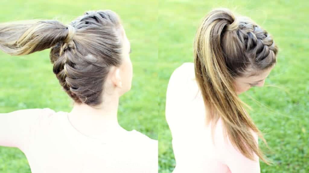 French Braided Ponytail