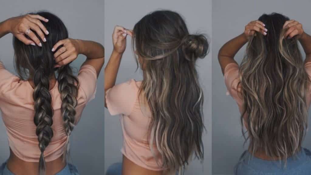 Hairstyle with Hair Extensions