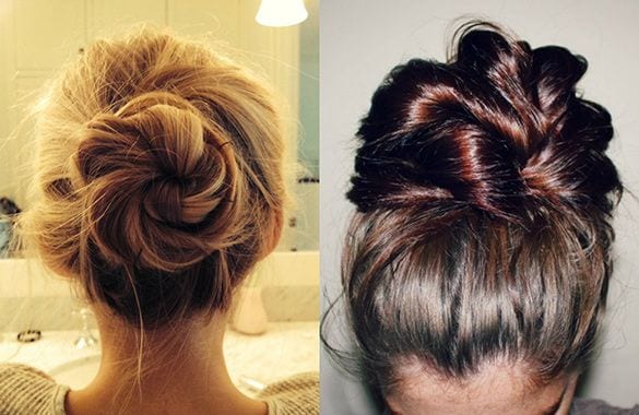 Messy Bun for Long Hair