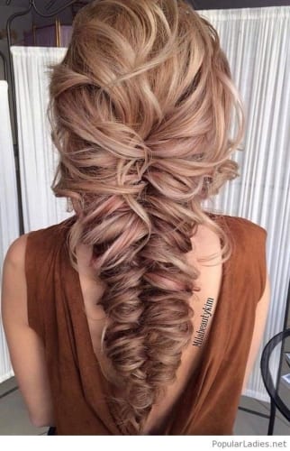  Messy Fishtail Braid