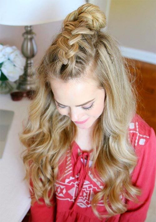 Mohawk Braid Top Knot Tutorial