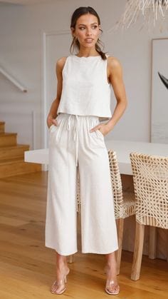 White Palazzo Pants Outfit Britain SAVE 33  pivphuketcom