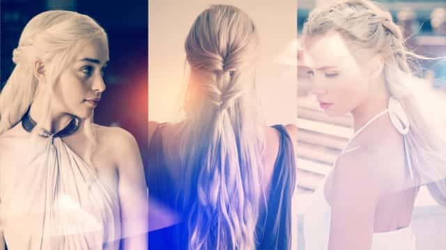 Khaleesi Inspired Twisted Hairstyle Tutorial