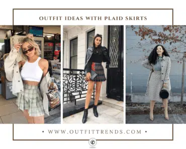 How to Wear Plaid Skirts ? 32 Outfit Ideas