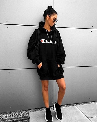 Cute oversized clearance hoodie outfits