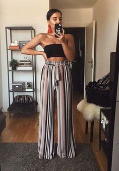 Styling Your Striped Palazzo Pants… | Forever 21 Nigeria