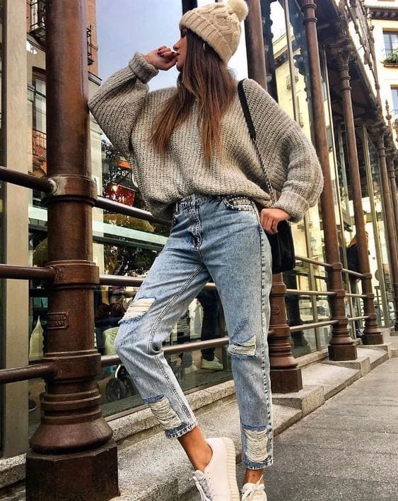 41 Chic Baggy Sweater Outfit Ideas to Try