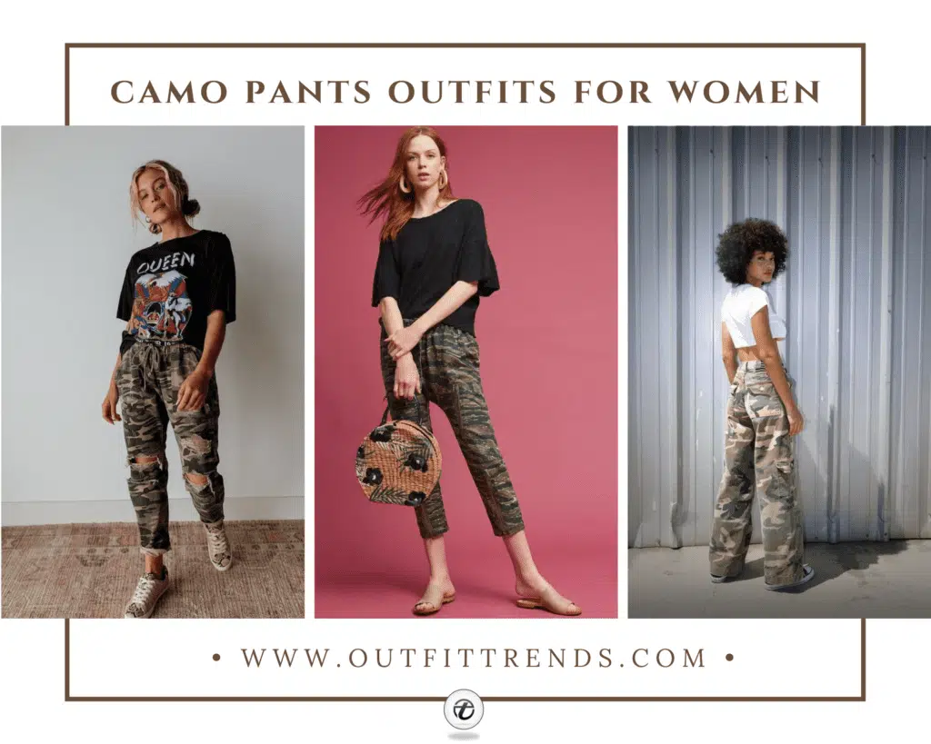 camo pants outfits for women