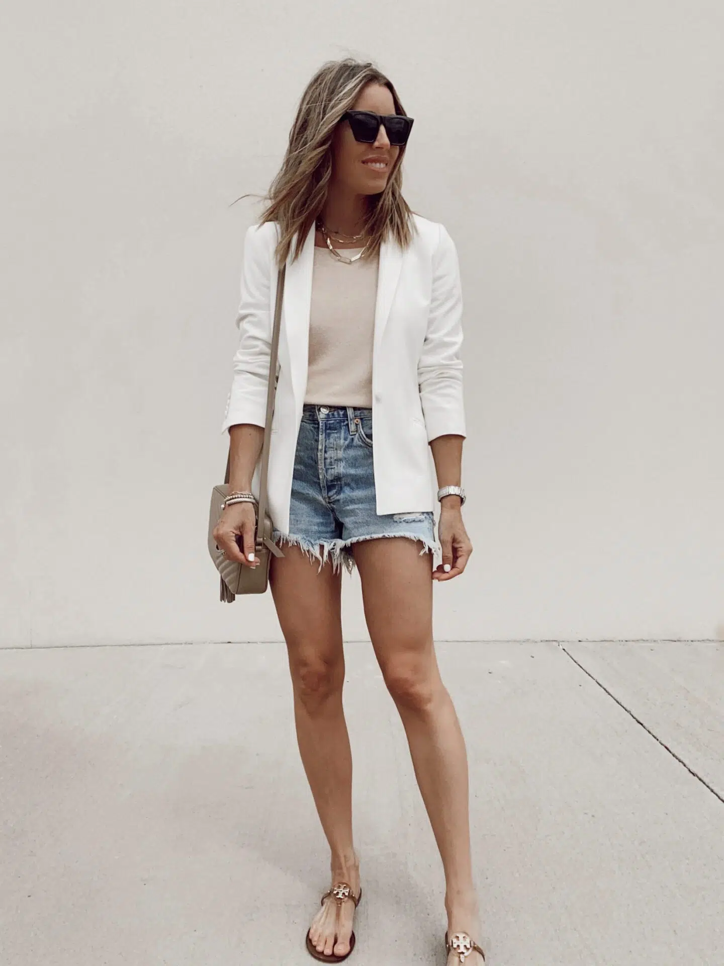 white jacket outfits women