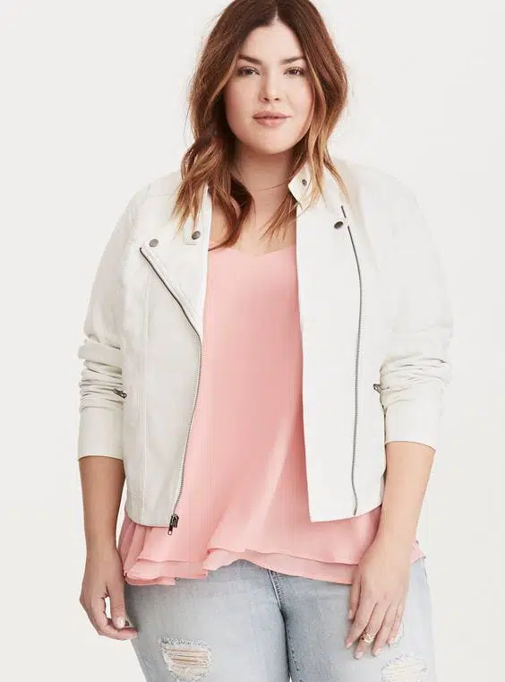 white jackets outfits women