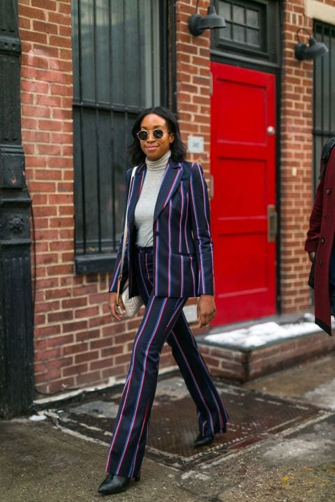 How to Wear a Power Suit for women