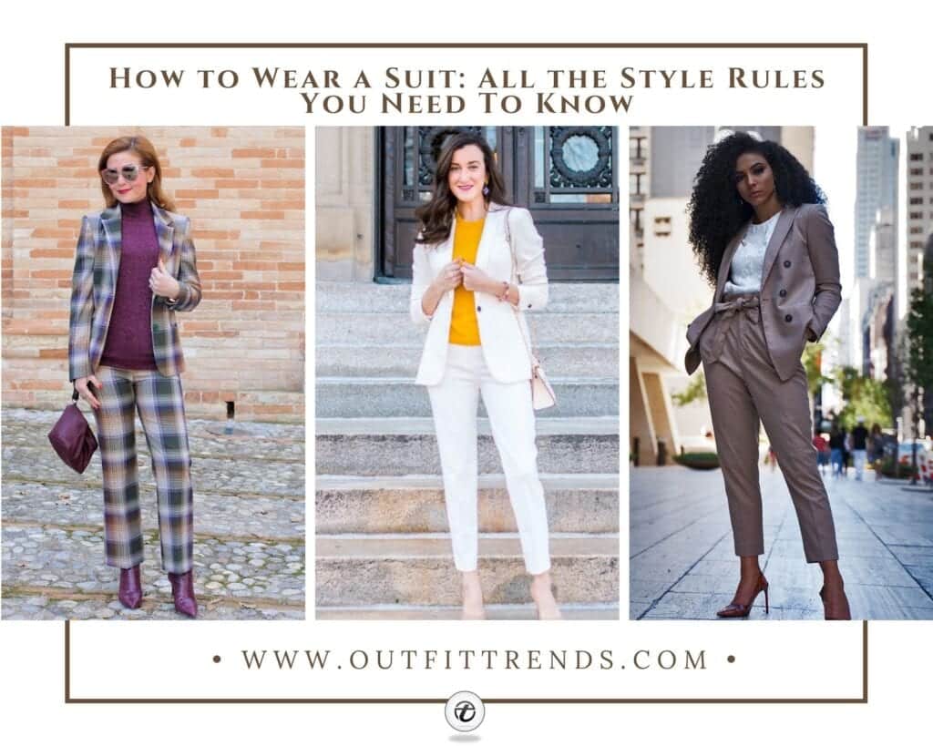 what shirts to wear with suits for women
