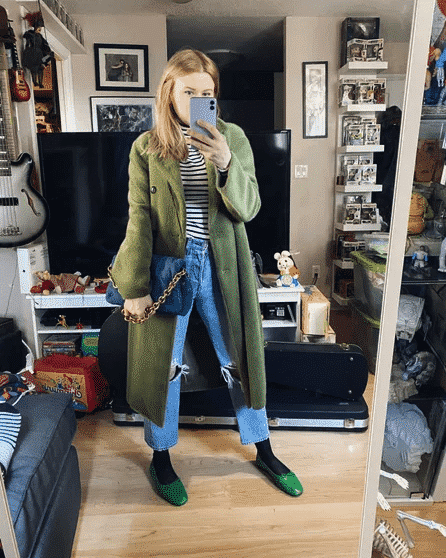 Women's outfits with Green shoes: