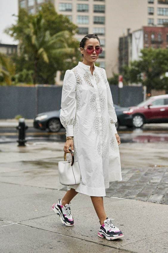 White Midi Dress Looks for Women
