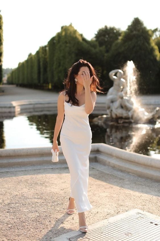 White Midi Dress Looks For Women