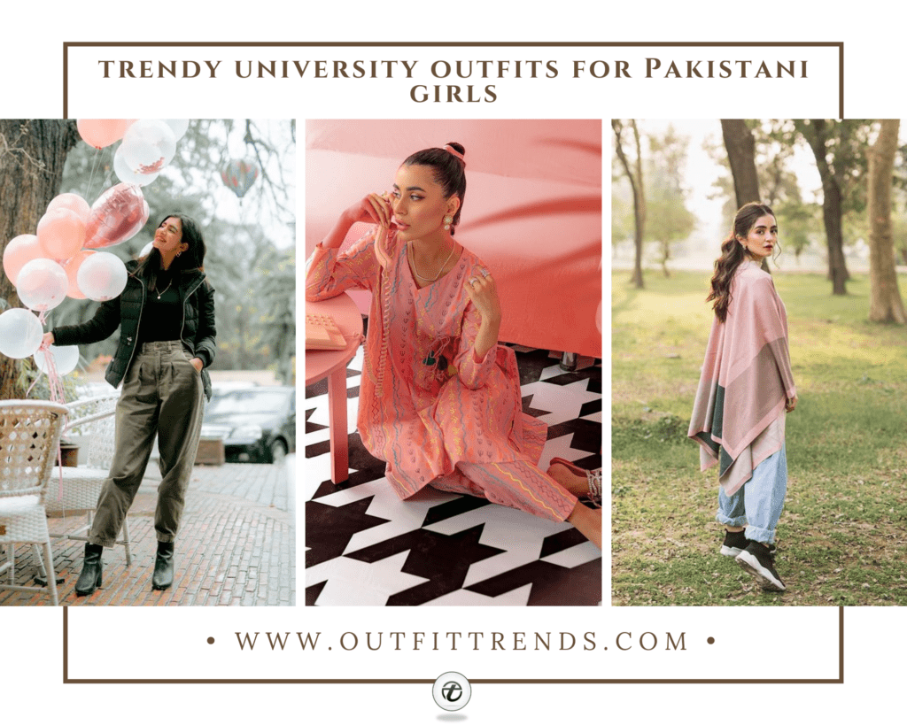 University outfits for pakistani girls