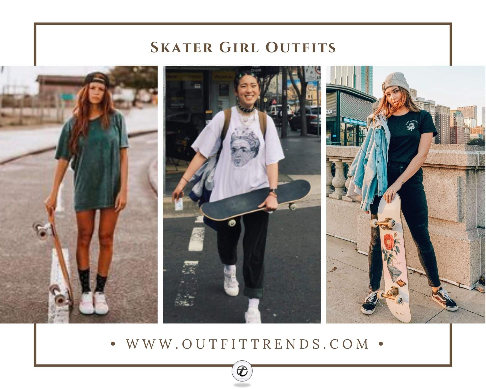 Absoluut bijkeuken kortademigheid 21 Amazing Skater Girl Outfits: What to Wear Skating?