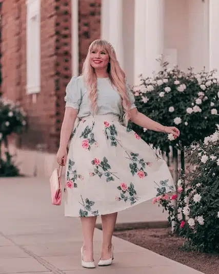 skirt outfit for tea party