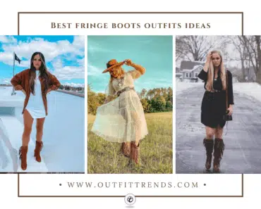 20 Cool Fringed Boot Outfit Ideas with Styling Tips