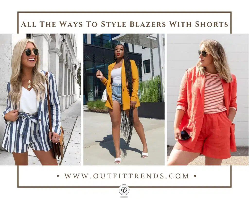 how to wear blazers with shorts