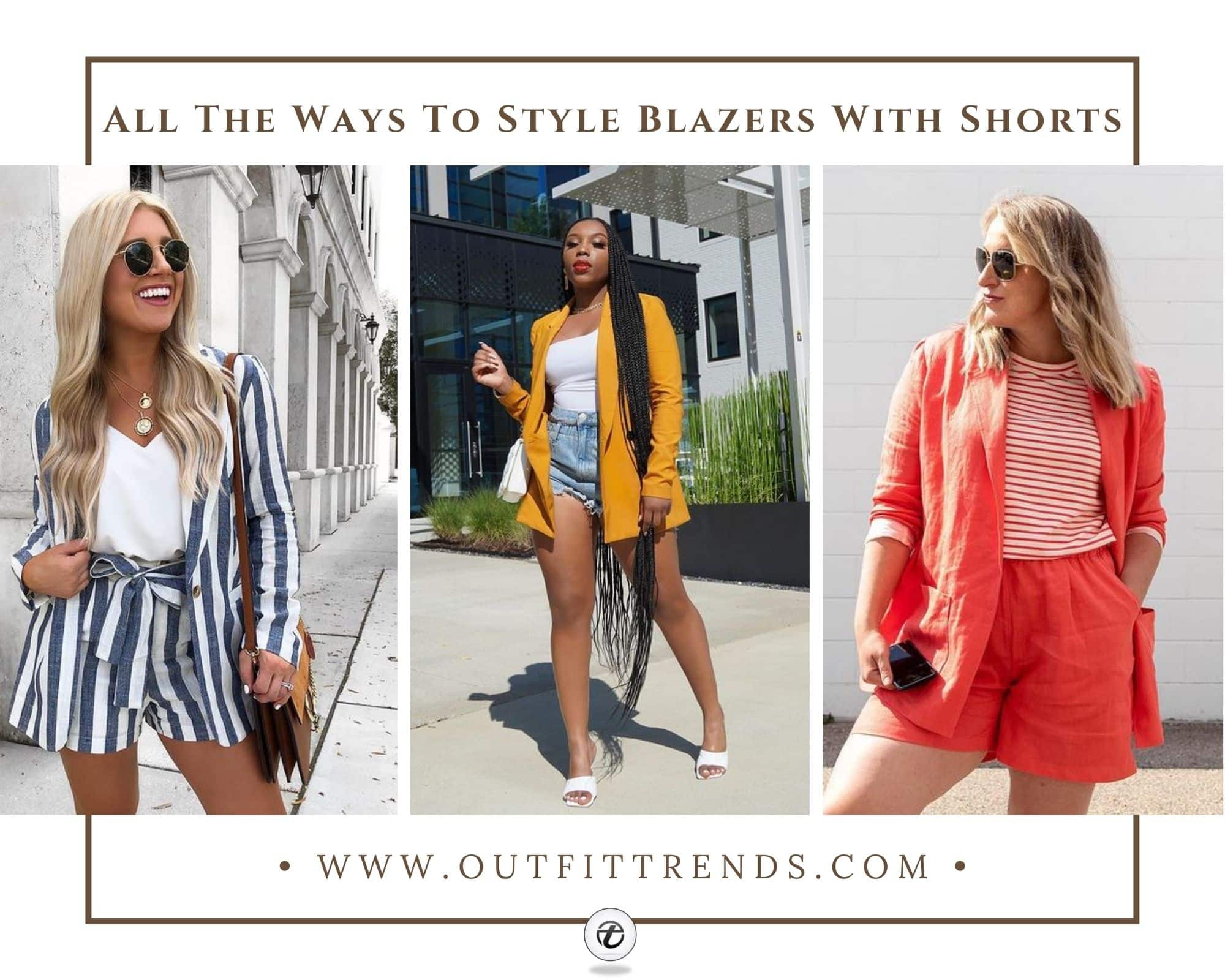Trendsetting Blazer & Shorts Outfits