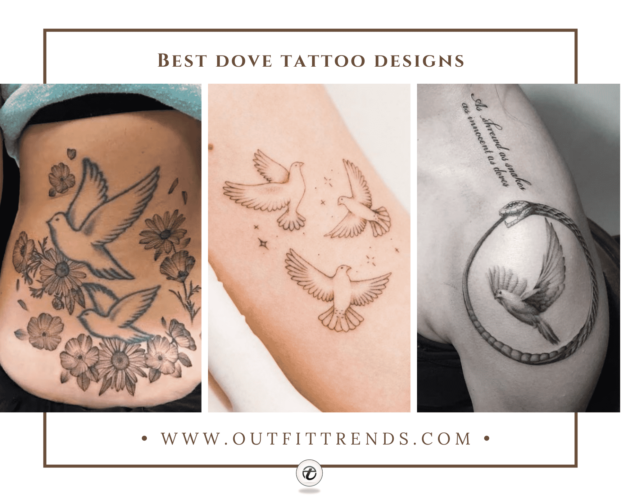 Meaning of Dove Tattoos  BlendUp