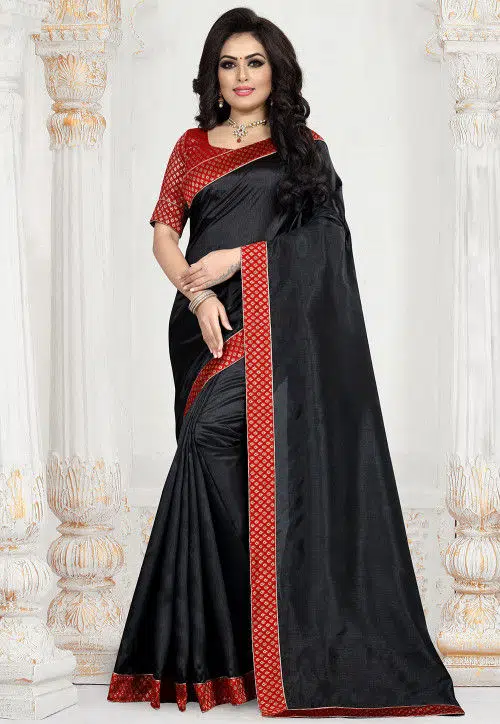 How to Wear a Plain Saree 