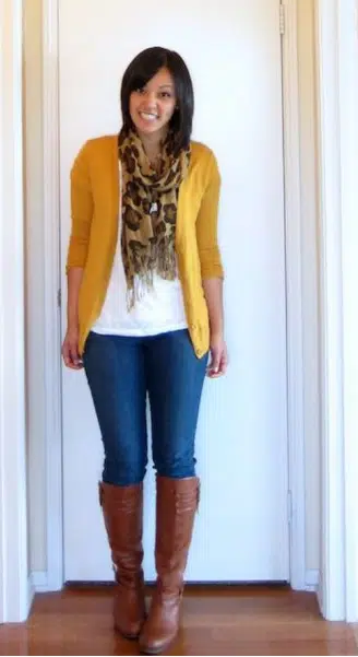 mustard yellow sweater