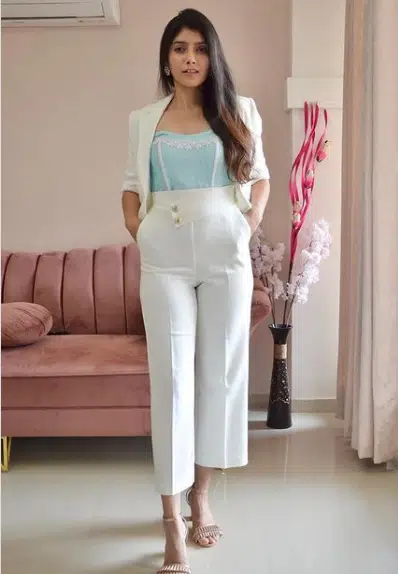 White dress pants outfits