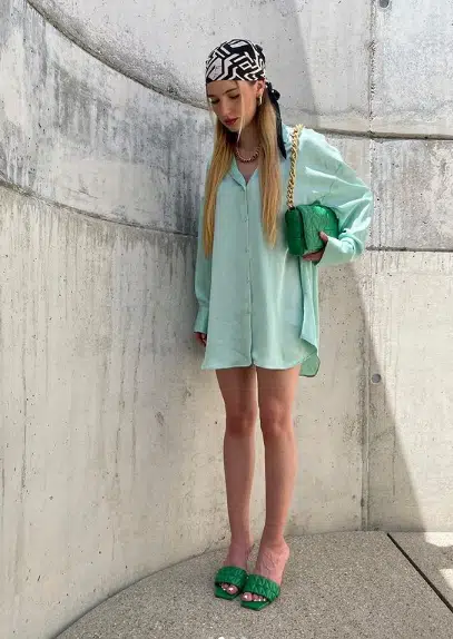 mint green outfits