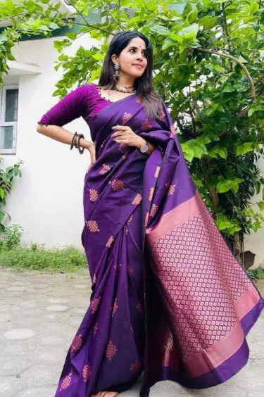 how to wear south Indian saree