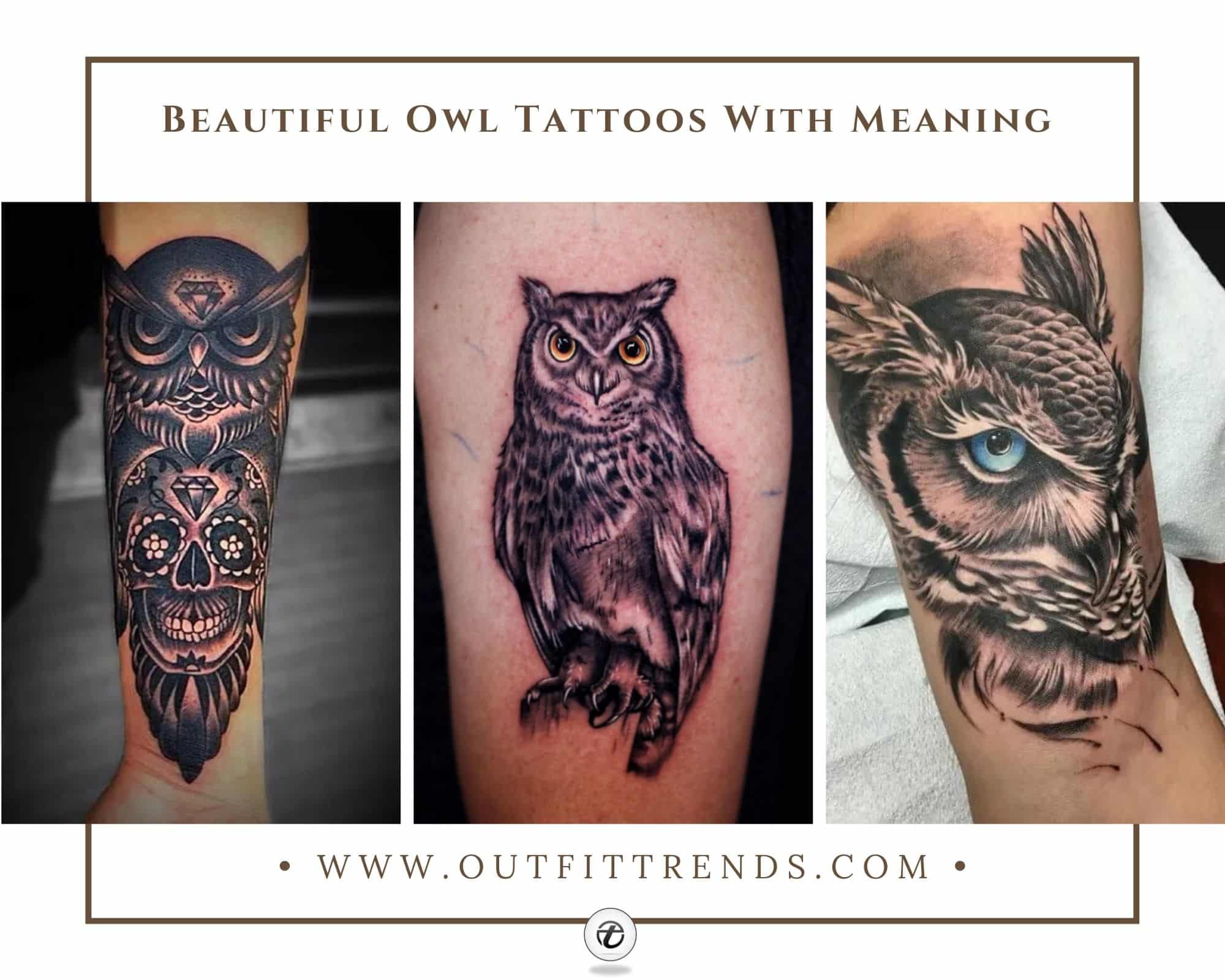 100 Owl Tree Moon Tattoo Design png  jpg 2023