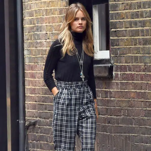 plaid pants outfits 9