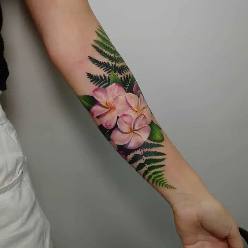 plumeria tattoos