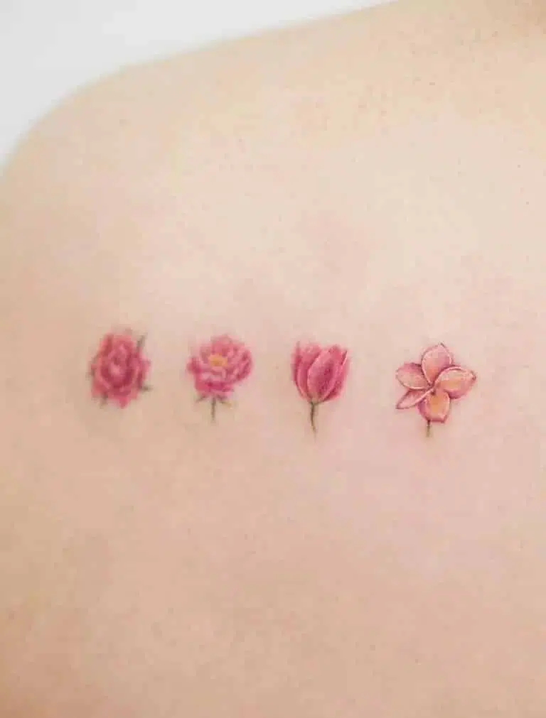 plumeria tattoos