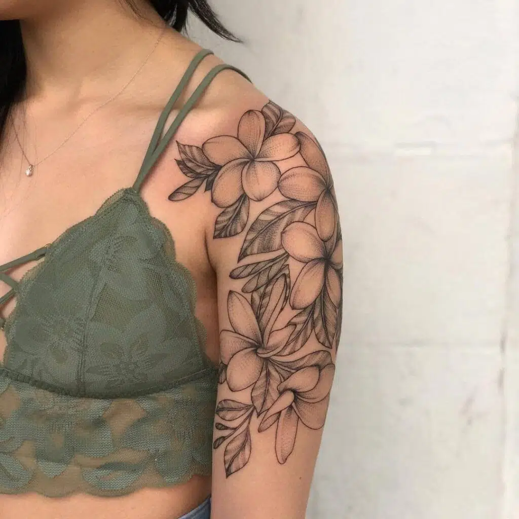 plumeria tattoos